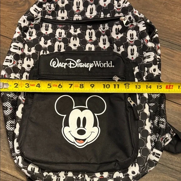 Disney Parks Black & Whote Mickey Mouse Backpack - Picture 5 of 6